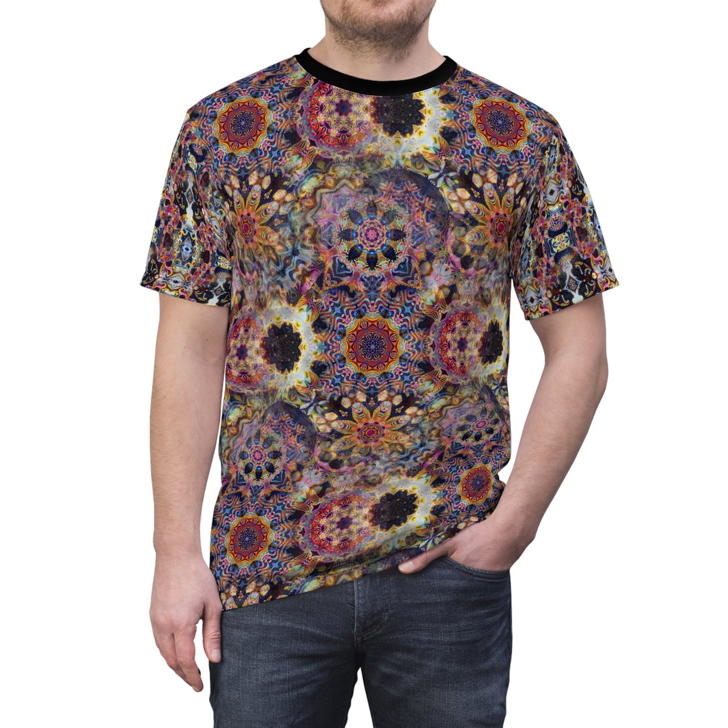 Galaxy Frog Cymatics AOP Cut & Sew Tee