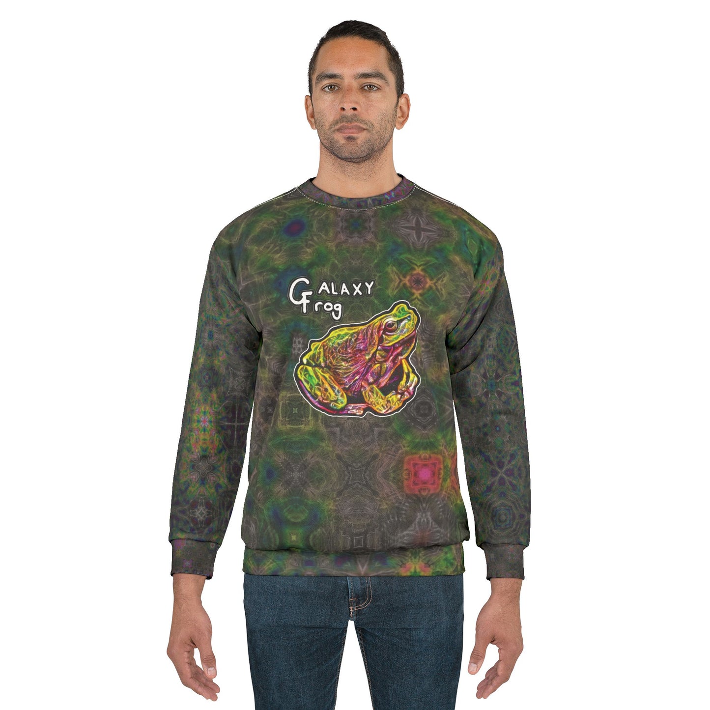 GALAXY FROG cymatics Sweatshirt (AOP)