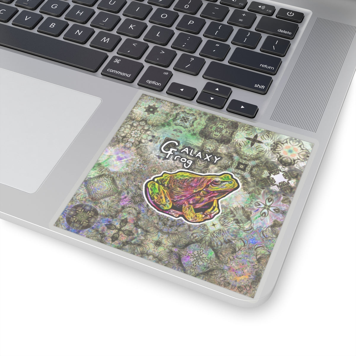 Galaxy Frog Fractal Cymagic Kaleidoscape Stickers