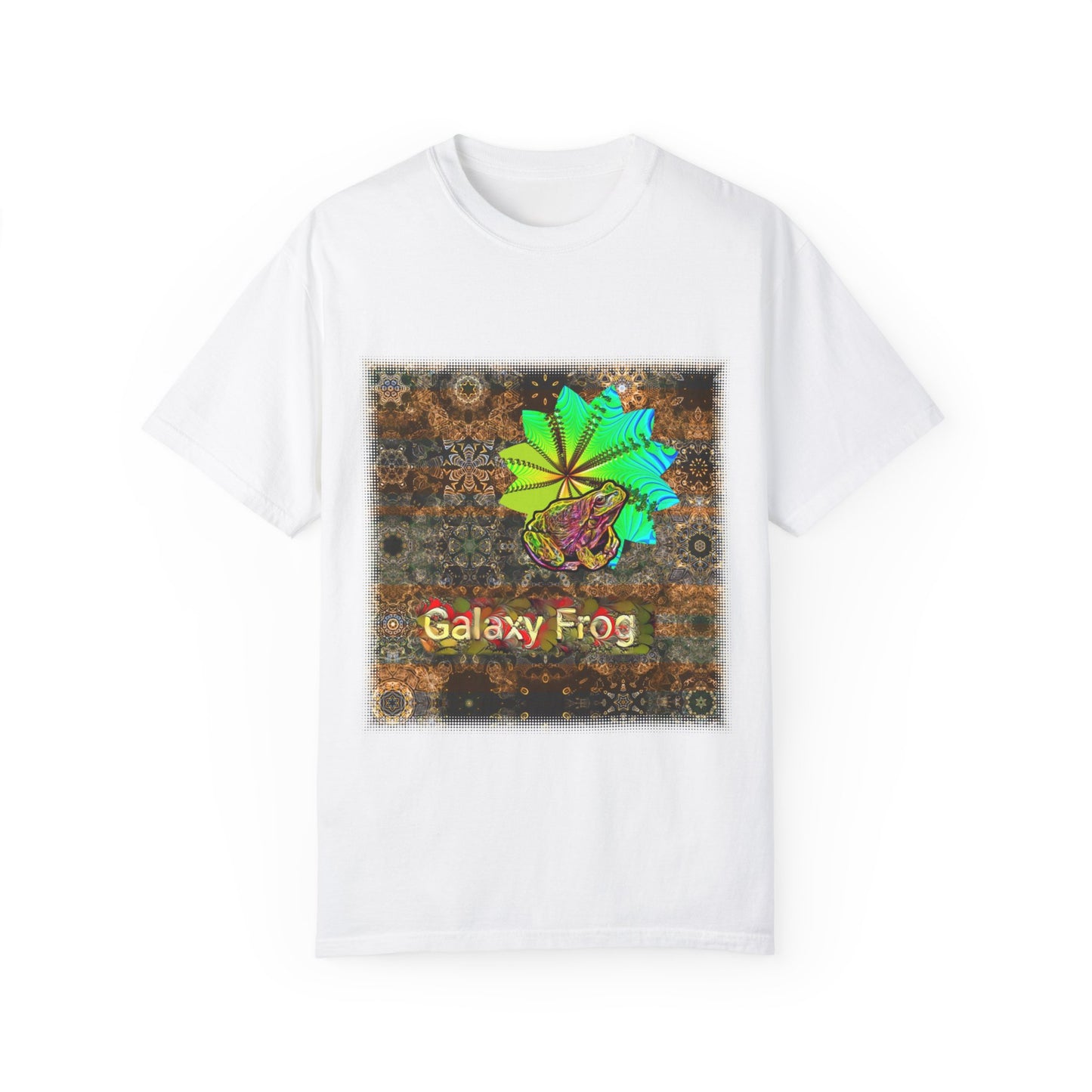 Galaxy Frog Fractal Cymatics Happy Birthday Dad T Shirt (0006)