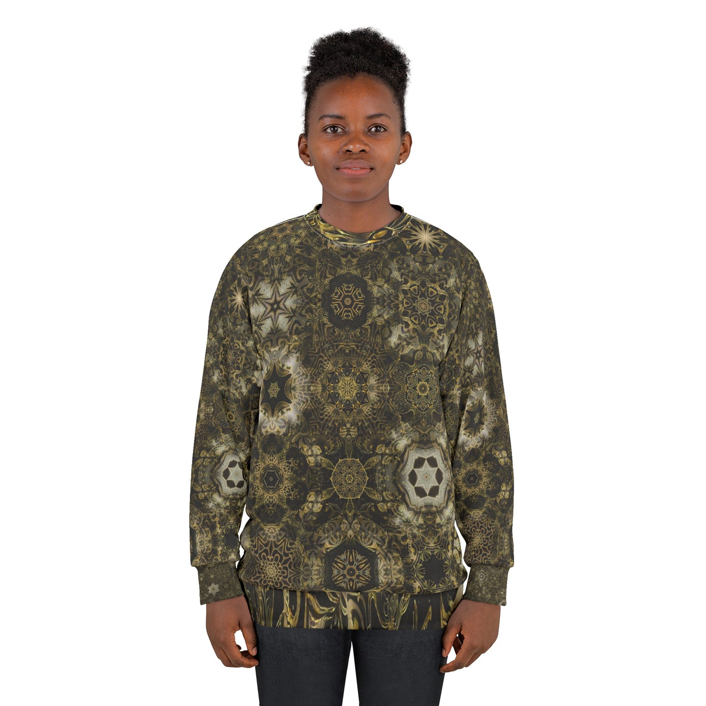 Galaxy Frog AOP Cymatics Sweatshirt