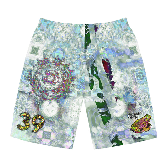 Galaxy Frog Men's Fractal Cymatics Shorts (AOP)