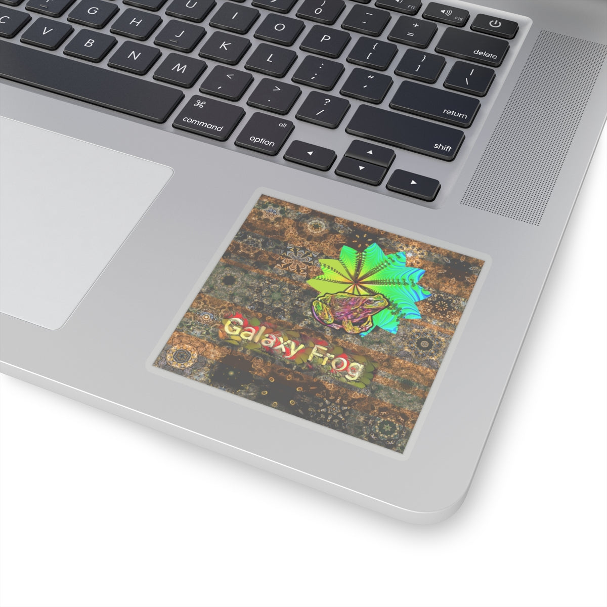 Fractal Cymatics Galaxy Frog Stickers