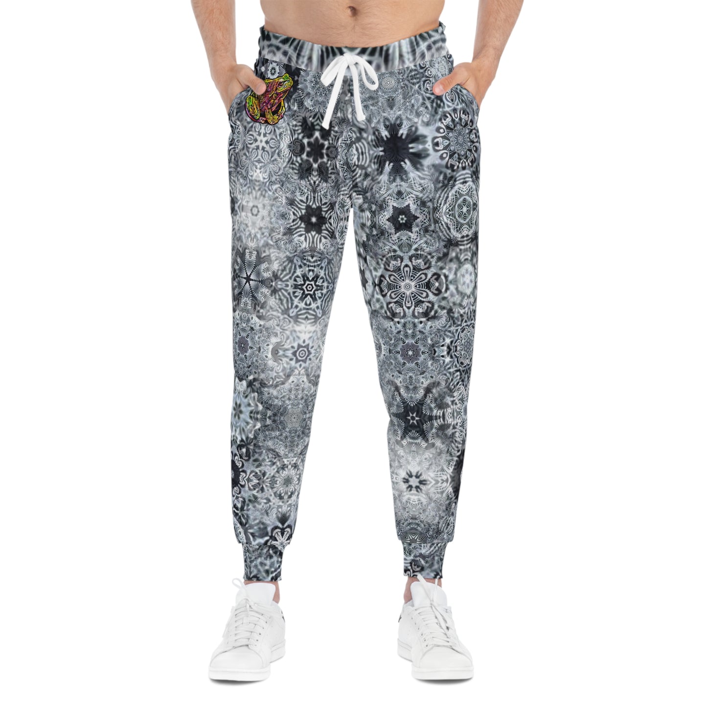 Galaxy Frog Cymatics Athletic Joggers (AOP)