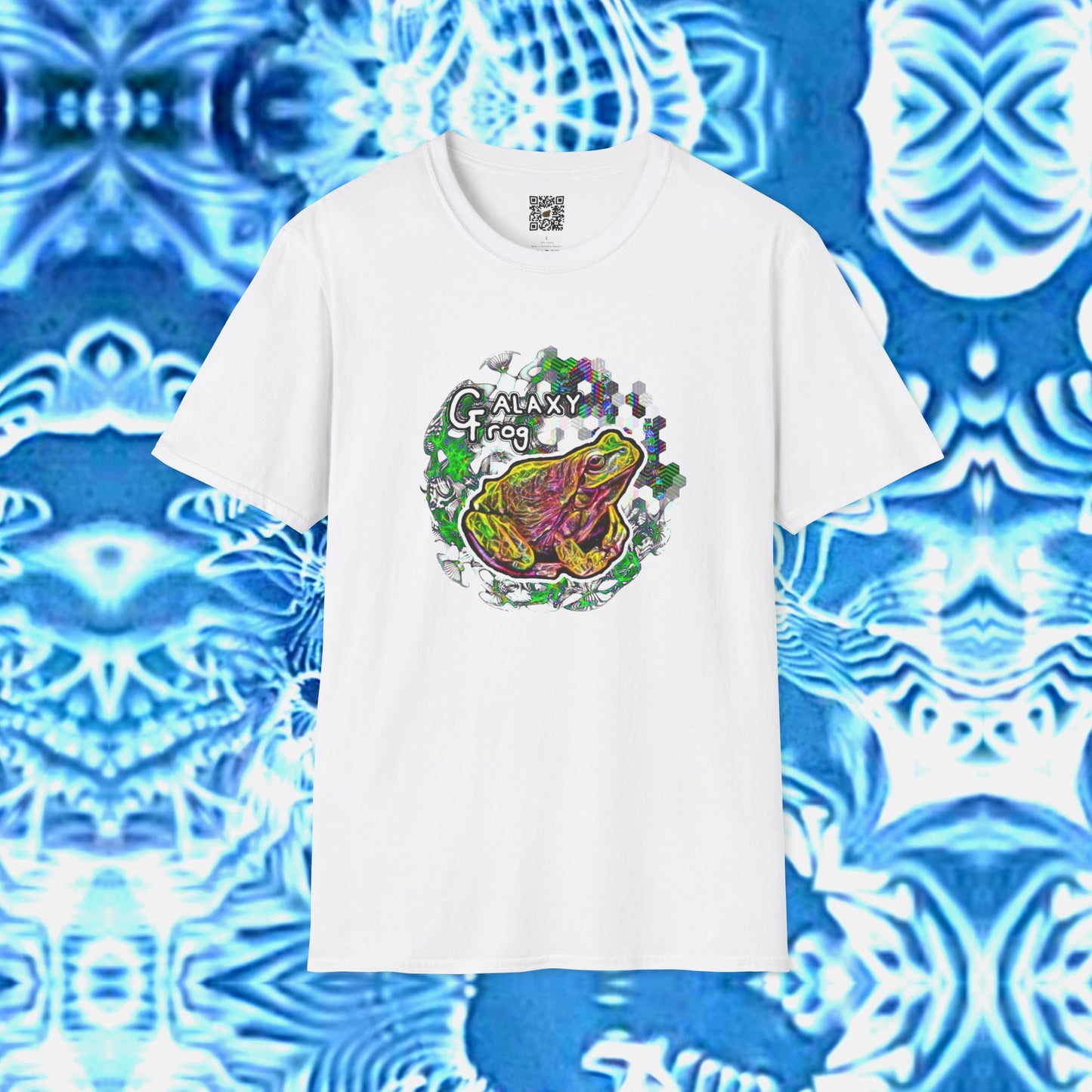 Galaxy Frog Cymatics 93 Softstyle T-Shirt