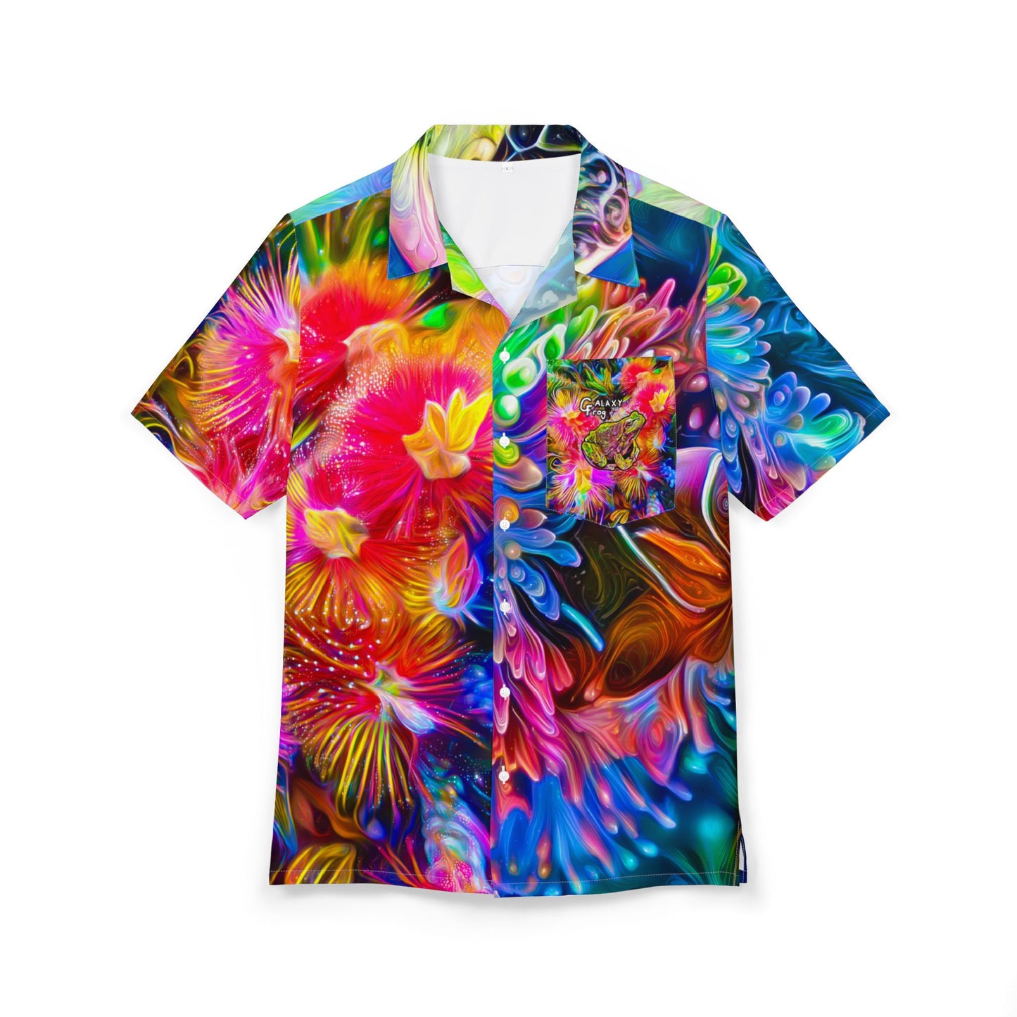 Galaxy Frog Cosmic Wildlife Hawaiian Shirt