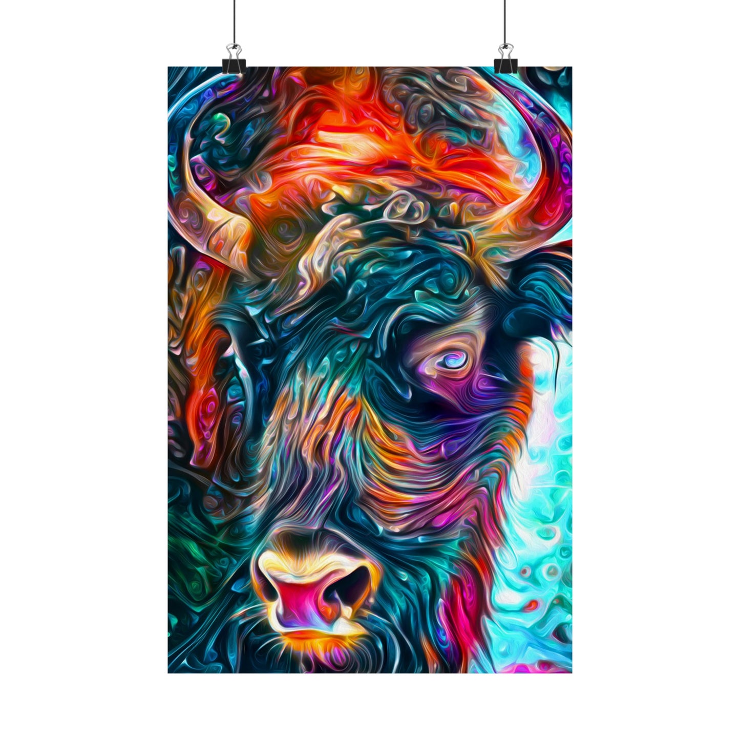 Buffalo Extravaganza Bonanza Premium Matte vertical posters