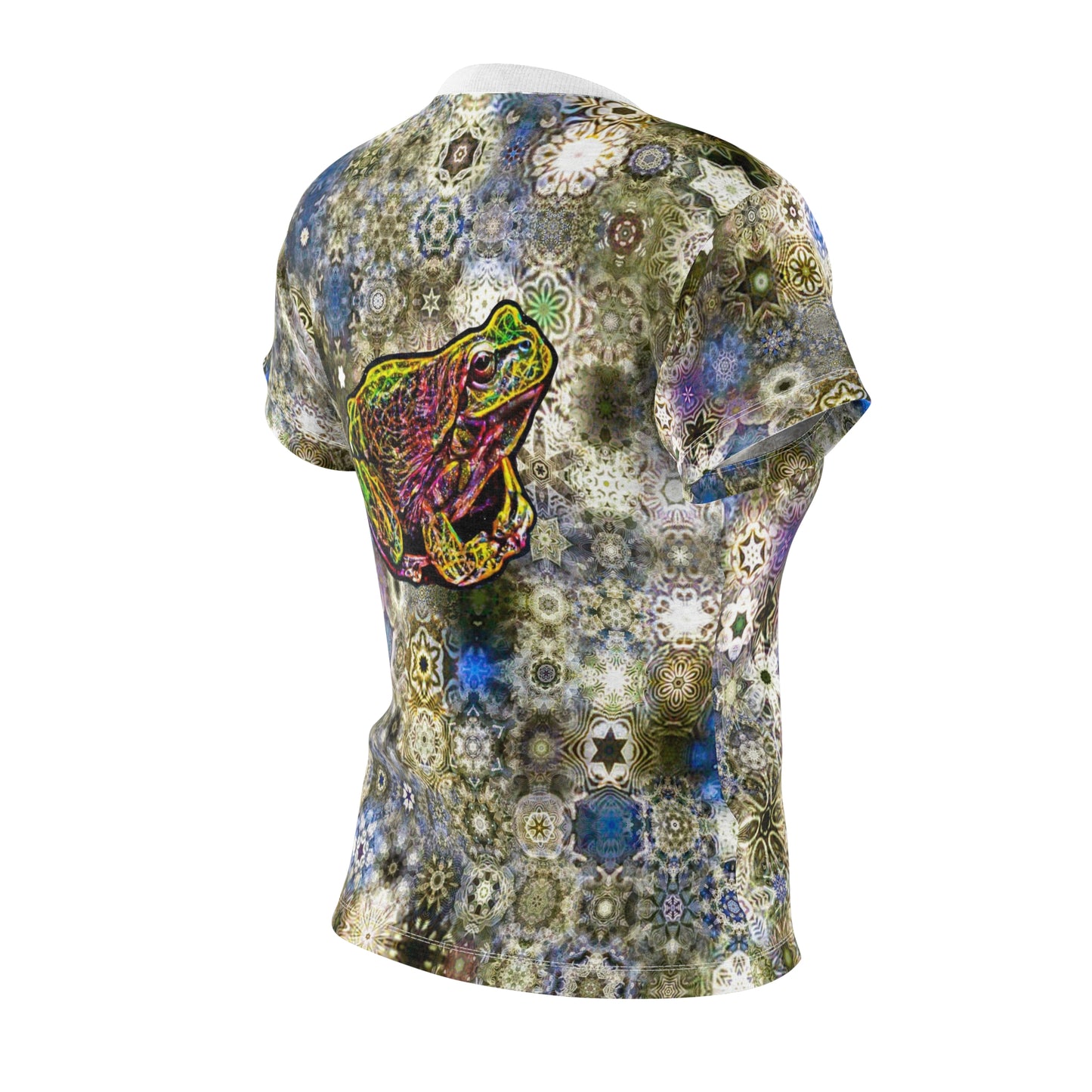 Galaxy Frog Women's AOP Cut & Sew Tee 0002