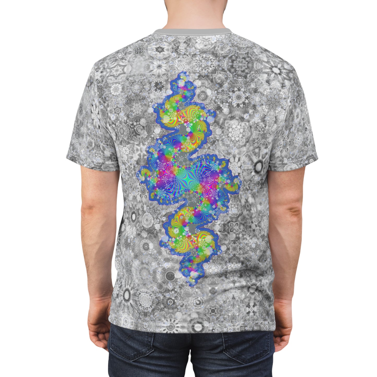 Galaxy Frog Amazing  Fractal Cymatics Kaleidoscape T-Shirt 0001