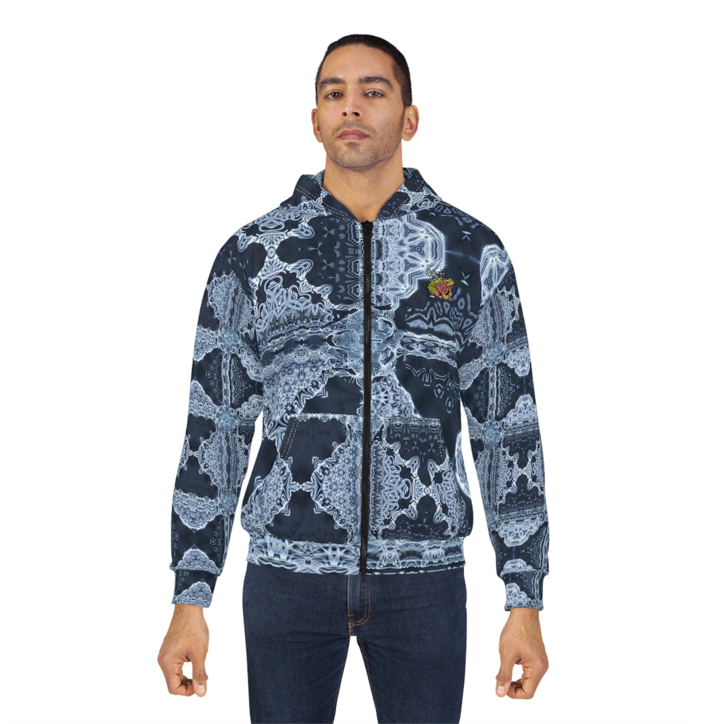 Galaxy Frog Cymadelic Navy Blue Hoodie