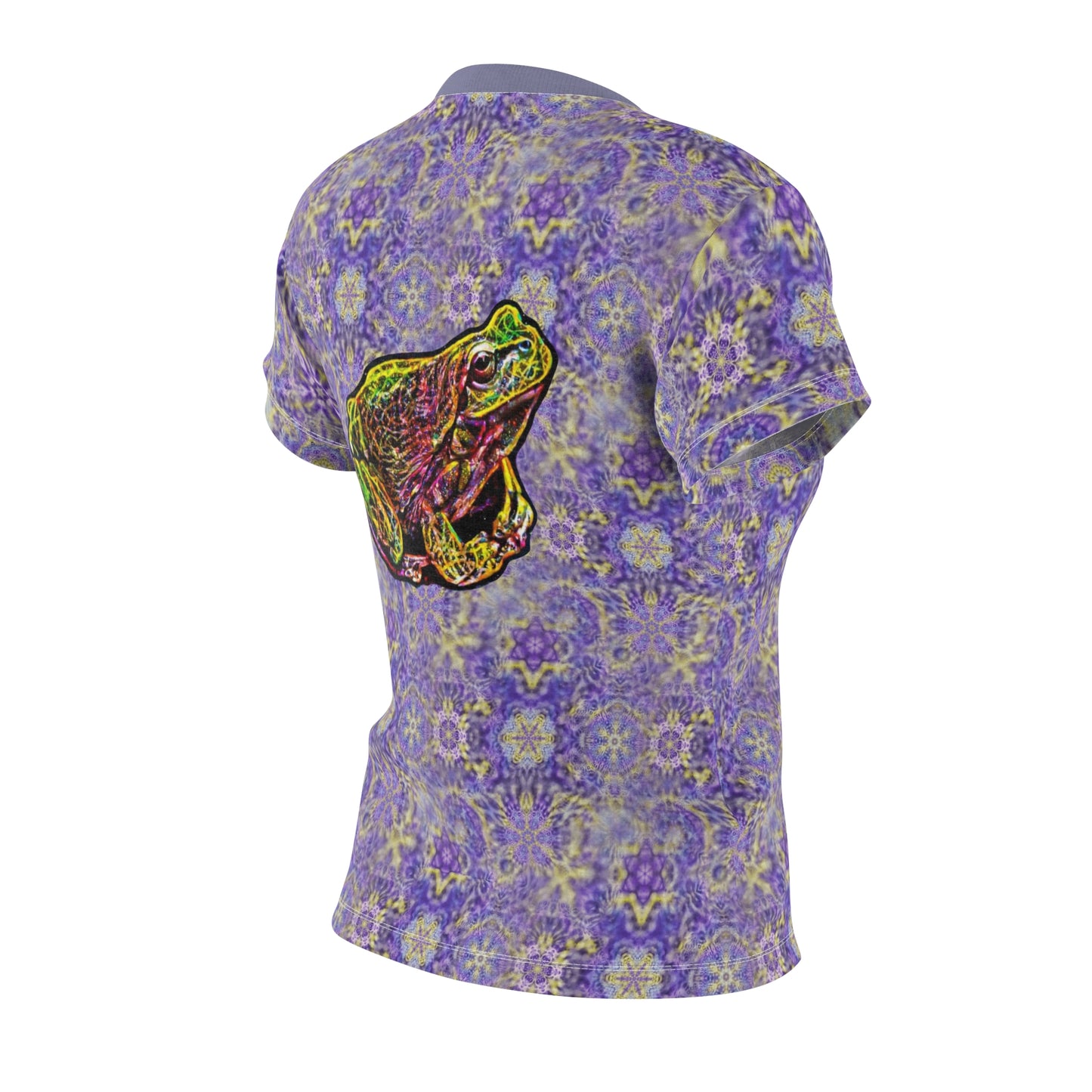 Galaxy Frog Women's Cymatics AOP Cut & Sew Tee