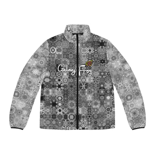 Galaxy Frog Men's Puffer Cymatics Jacket 0001