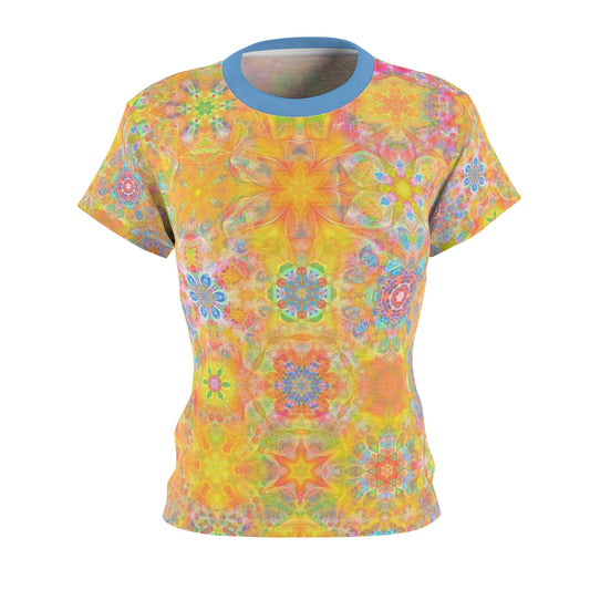 Galaxy Frog Cymatic Women's AOP Cut & Sew Tee