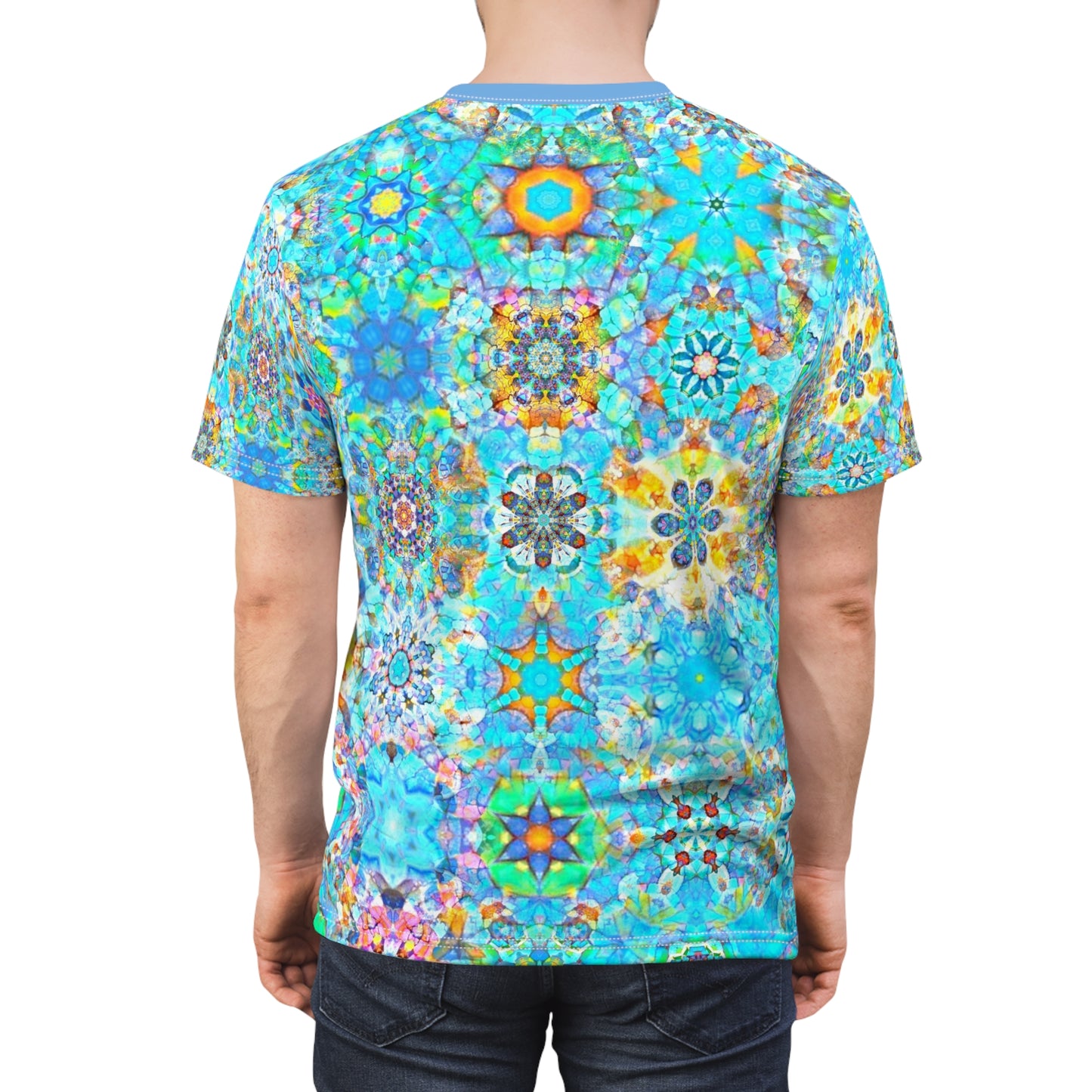 Galaxy Frog Cymatics Men’s AOP Cut & Sew Tee