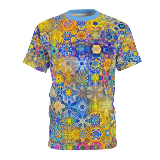 Galaxy Frog Cymatics Unisex AOP Cut & Sew Tee