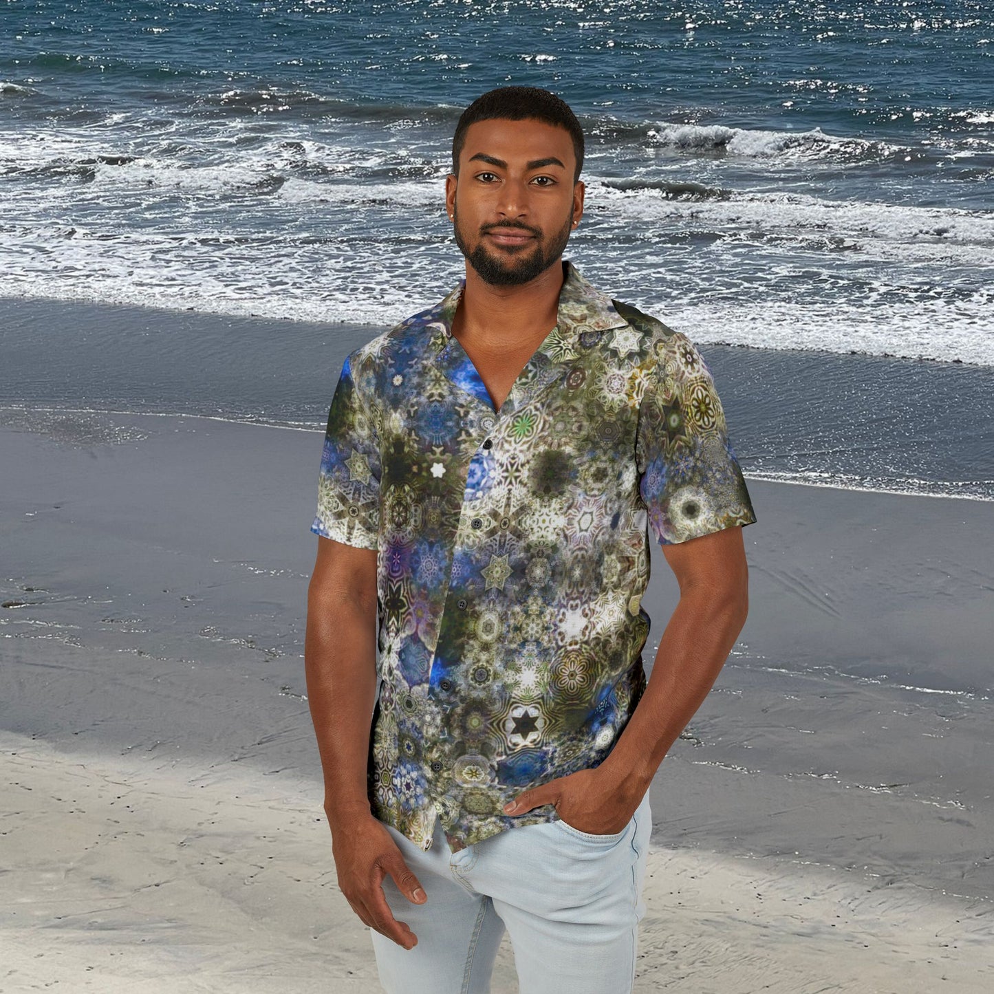Men's Hawaiian Camp Shirt (AOP)