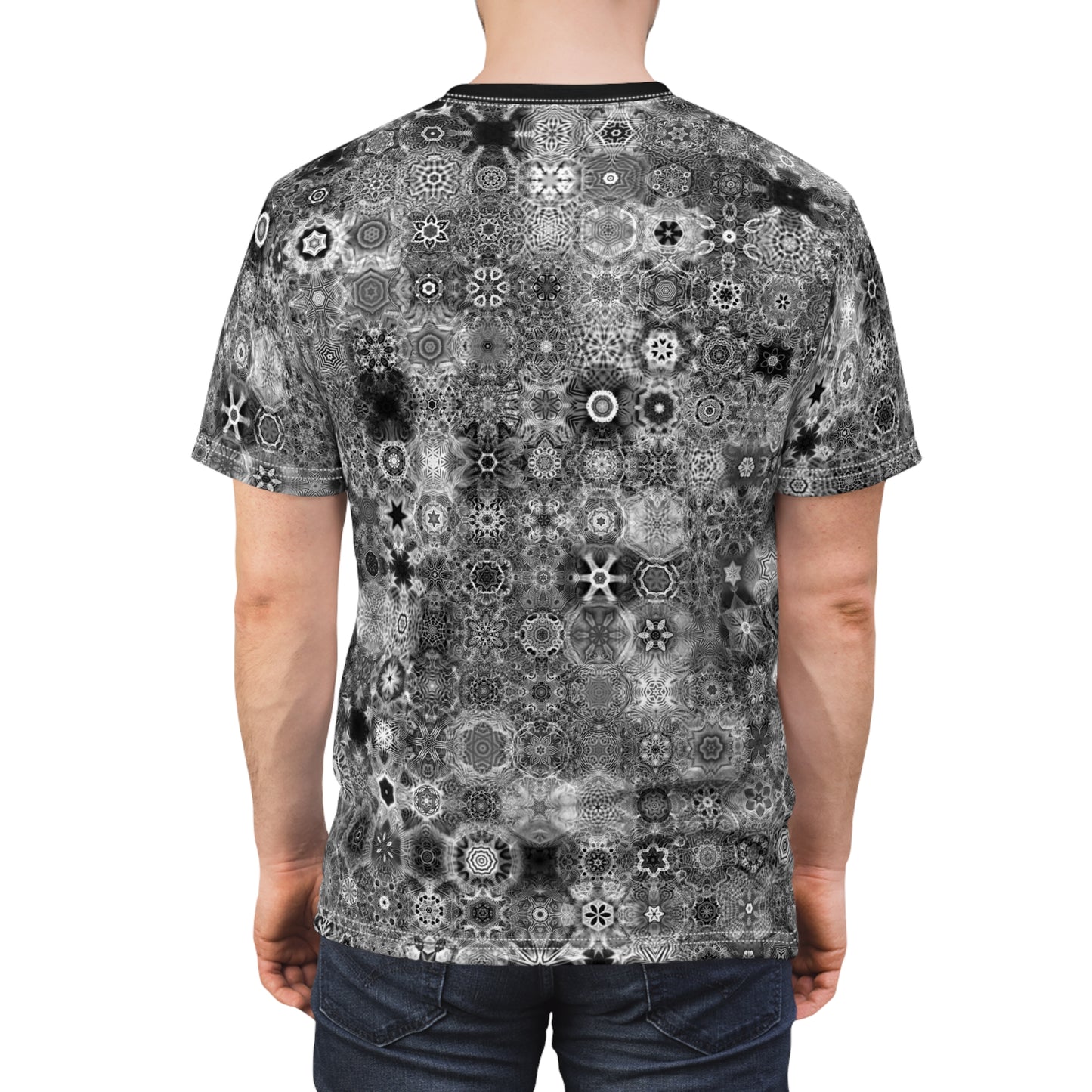 Galaxy Frog Amazing Life AOP Cut & Sew Tee Fractal Cymatics Kaleidoscape T shirt 0001a