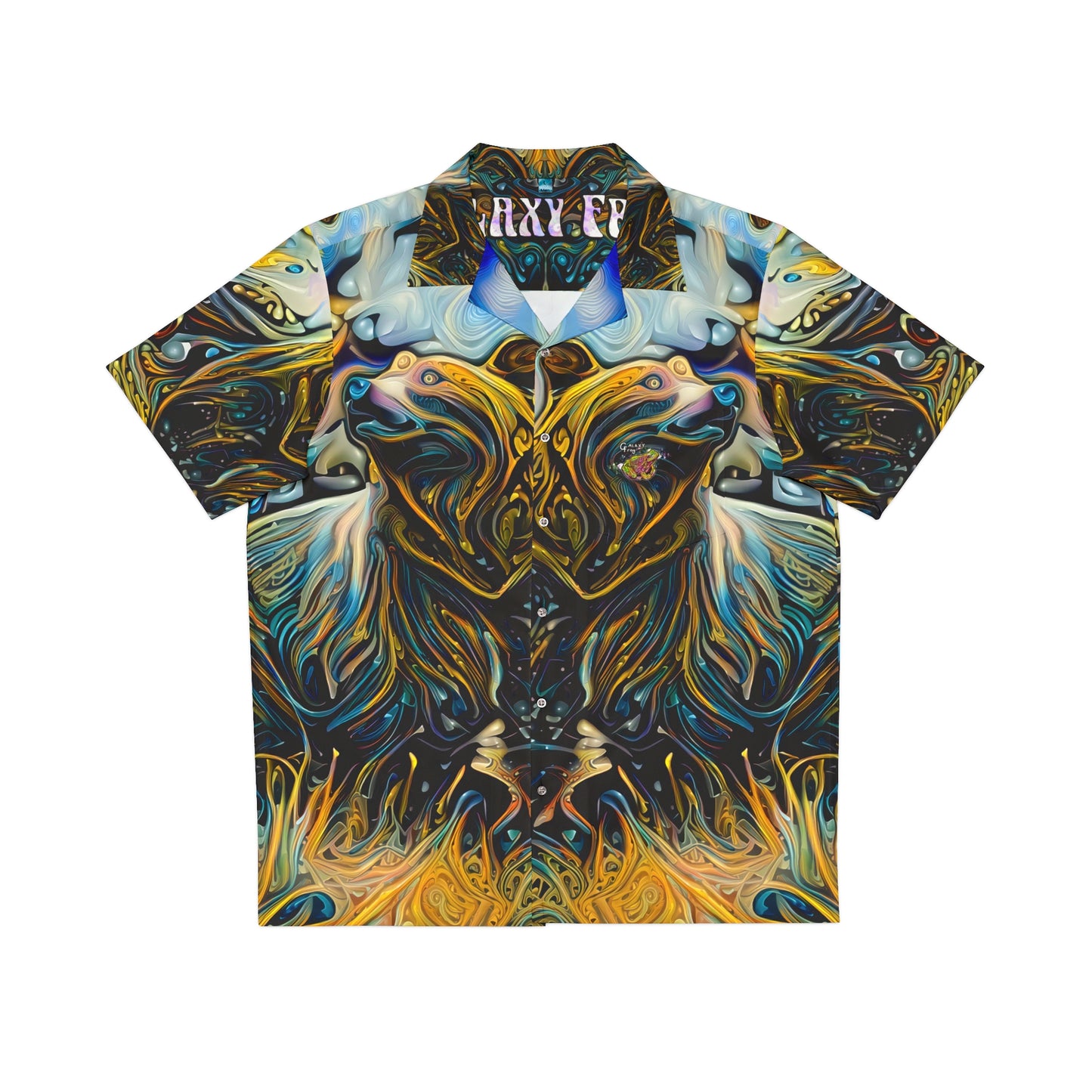 Galaxy Bear Hawaiian Shirt (Mens)