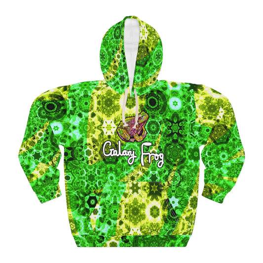 Galaxy Frog Cymatics AOP Unisex Pullover Hoodie