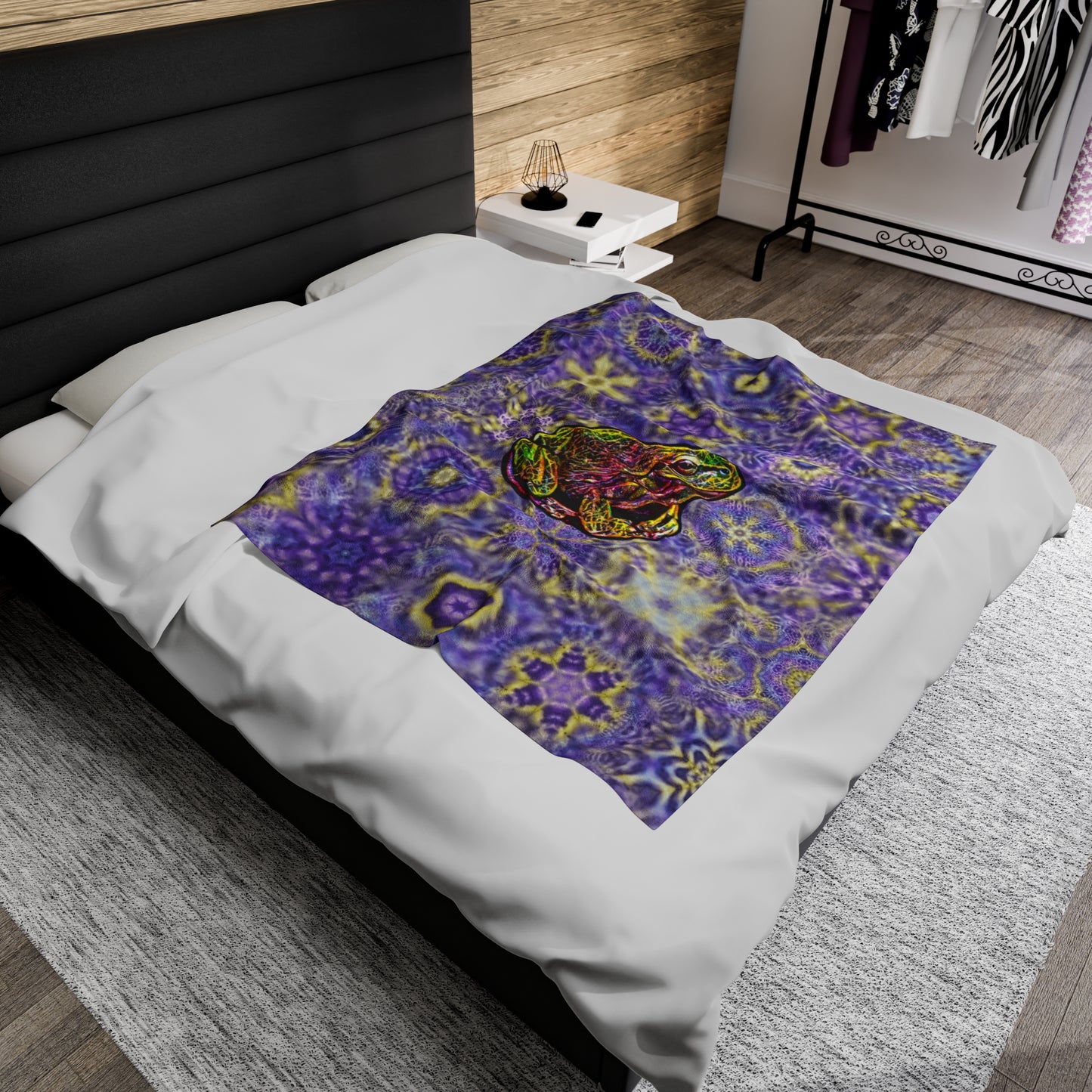 Cymatic 🕉 Velveteen Plush Blanket 2