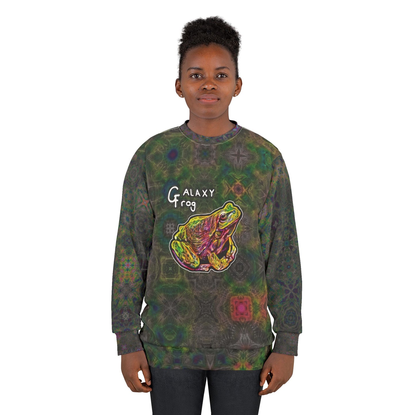 GALAXY FROG cymatics Sweatshirt (AOP)