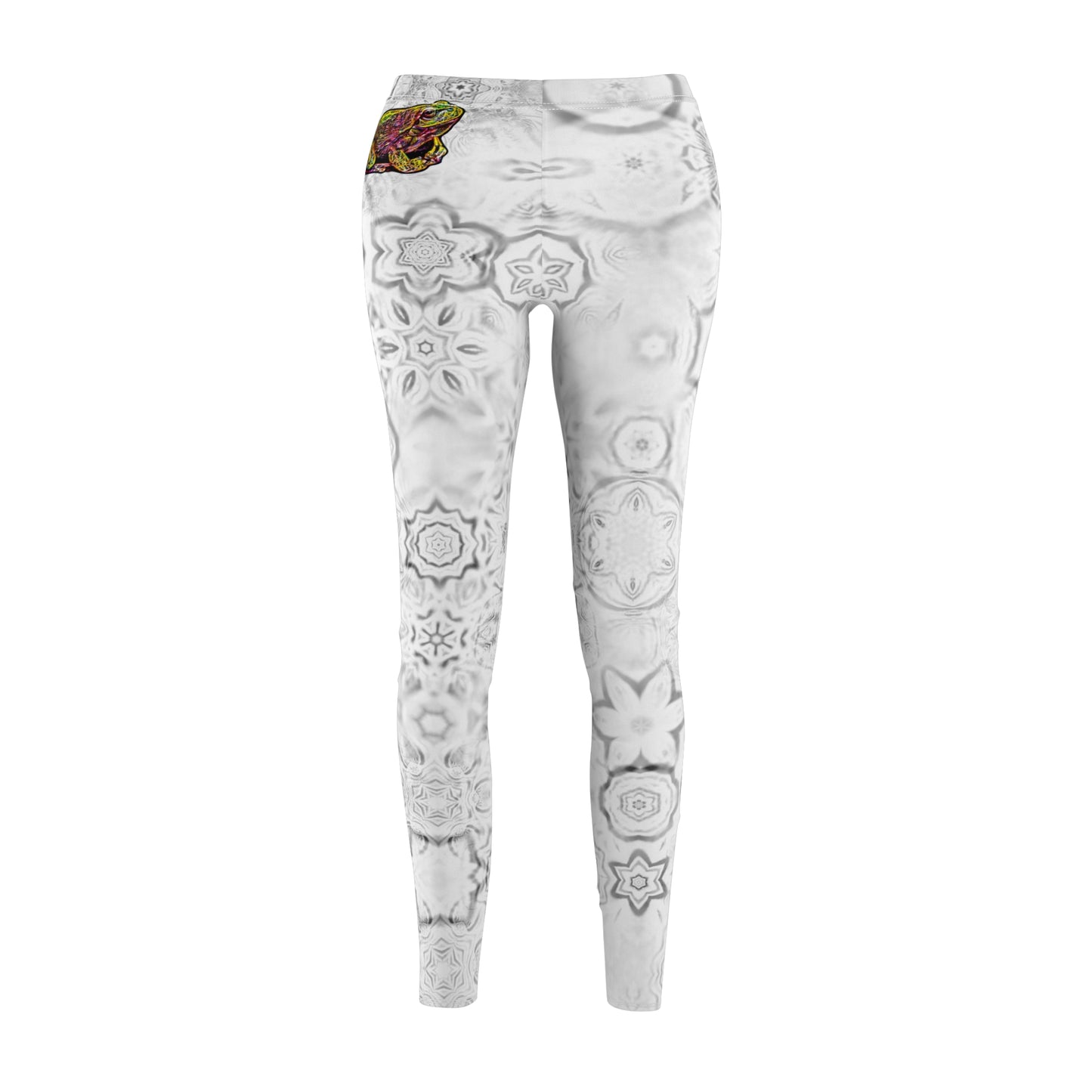 Women's Galaxy Frog Cymatics Cut & Sew Casual Leggings