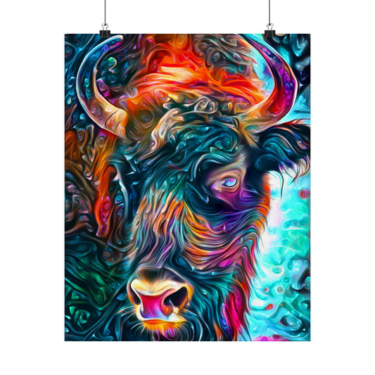 Buffalo Extravaganza Bonanza Premium Matte vertical posters