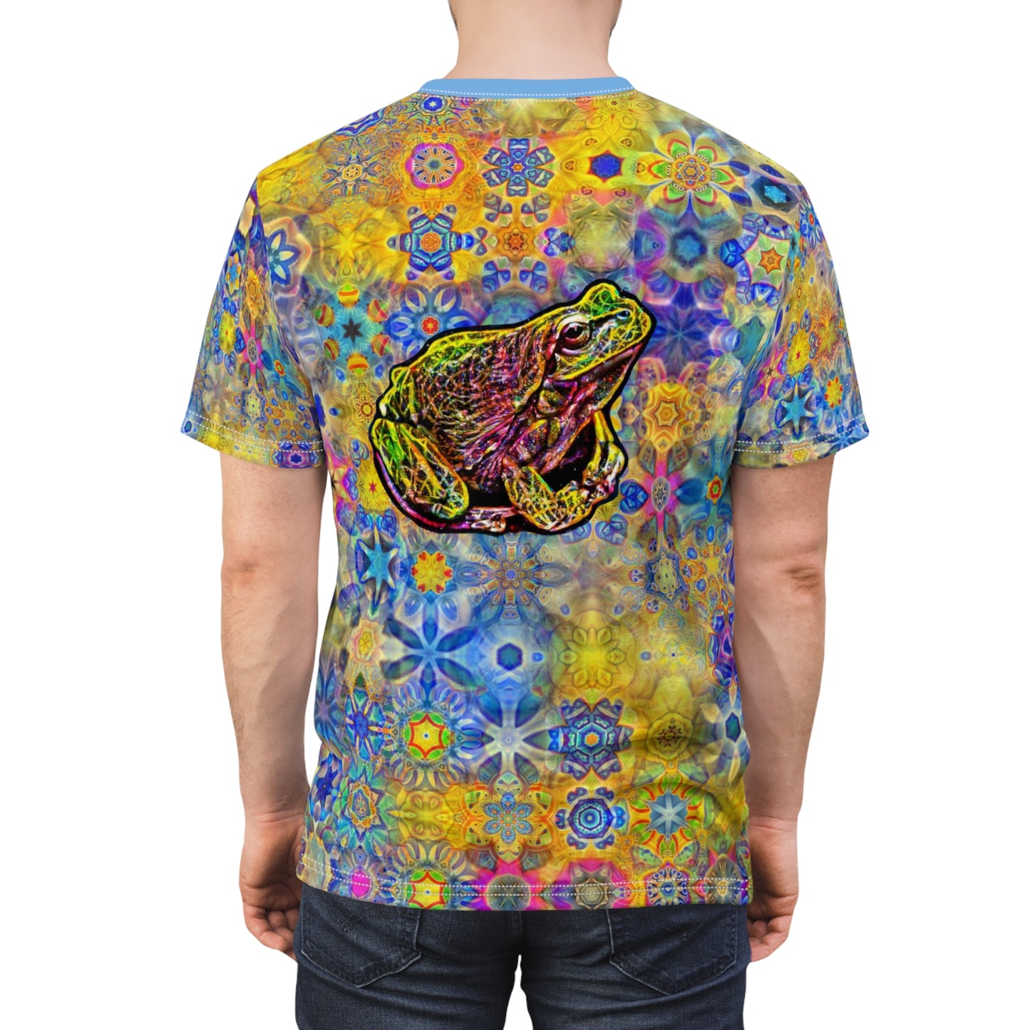 Galaxy Frog Cymatics Unisex AOP Cut & Sew Tee