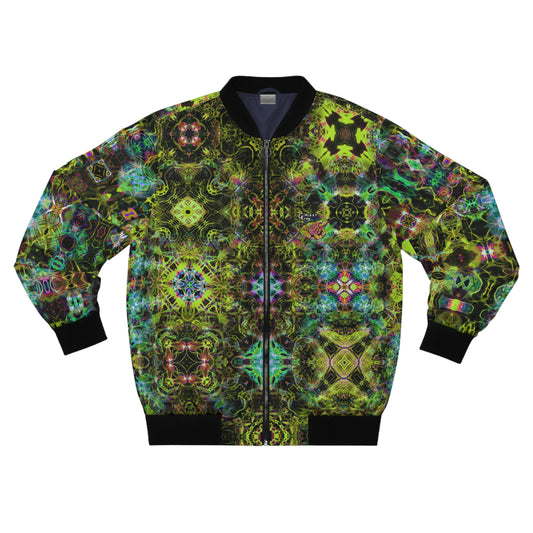 Galaxy Frog Cymadelic Kaleidoscape Jordan Oaks Eldery Community Bomber Jacket (AOP)