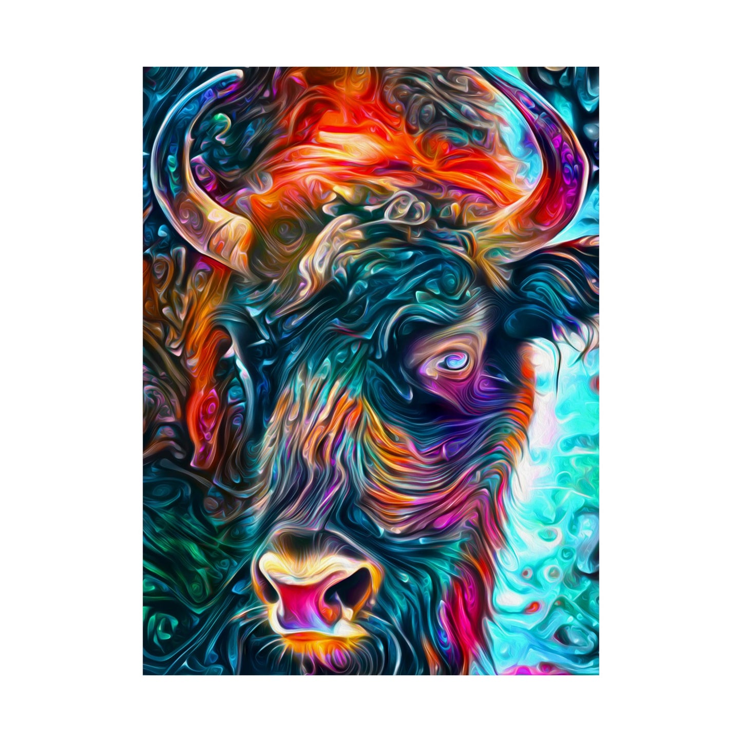 Buffalo Extravaganza Bonanza Premium Matte vertical posters