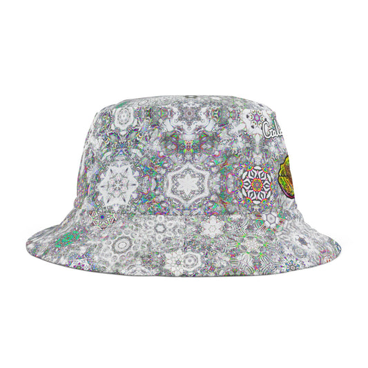 Galaxy Frog Cymatics Bucket Hat (AOP)