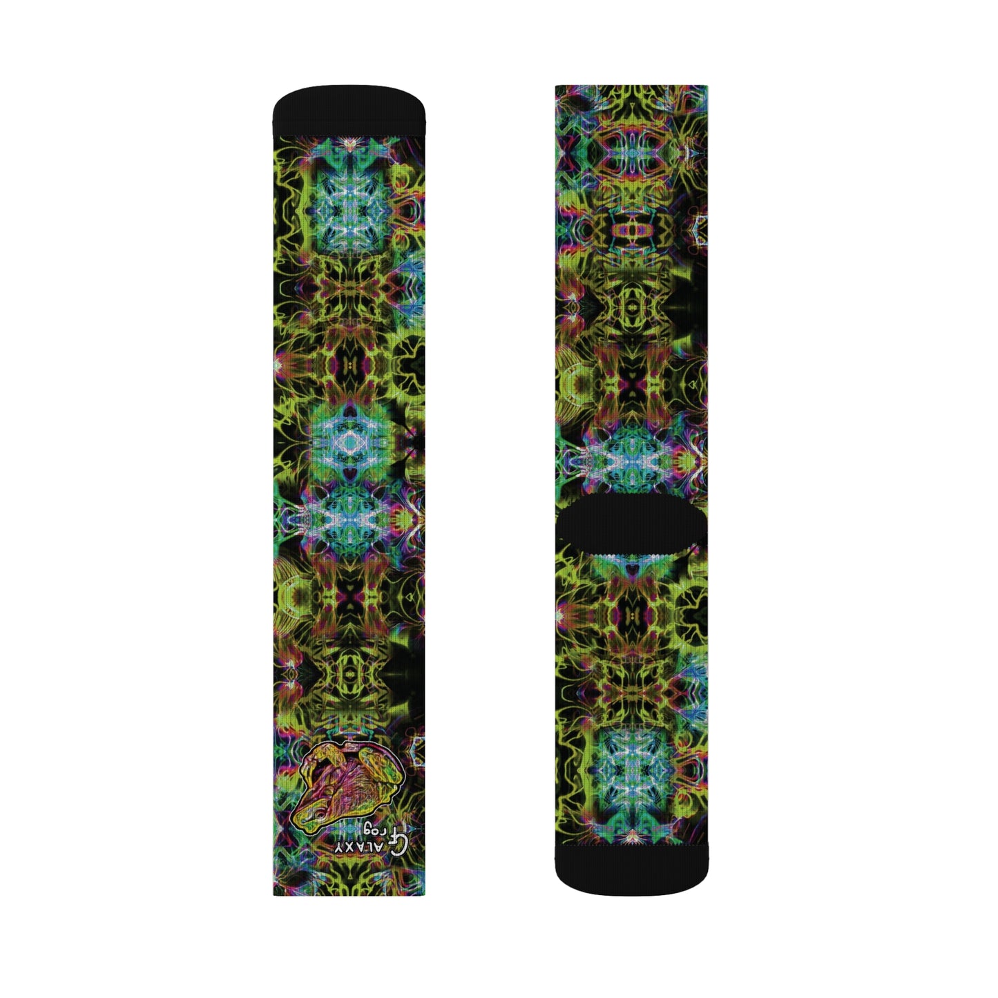 Galaxy Frog Sublimation Socks (Jordan Oaks Elders Cymatics)