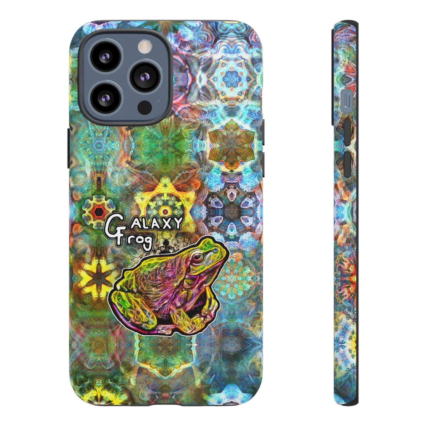 Galaxy Frog Fractal Cymagic Kaleidoscape Phone Cases