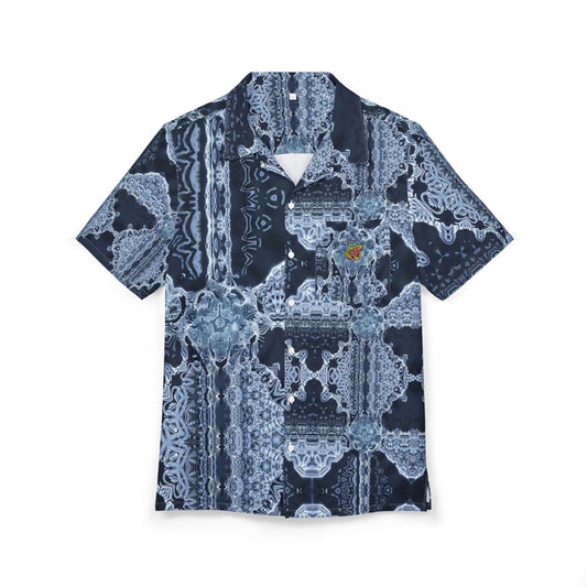 Galaxy Frog Cymatic Button-Down Shirt (AOP)