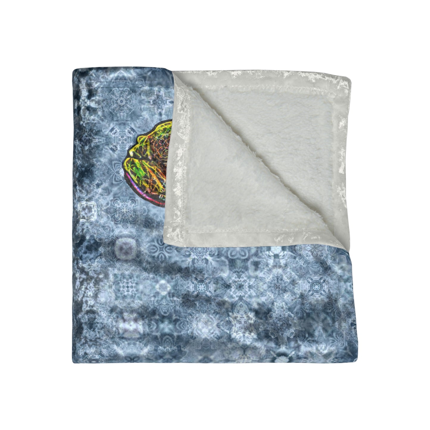 Galaxy Frog Crushed Velvet Cymatics Blanket 0001