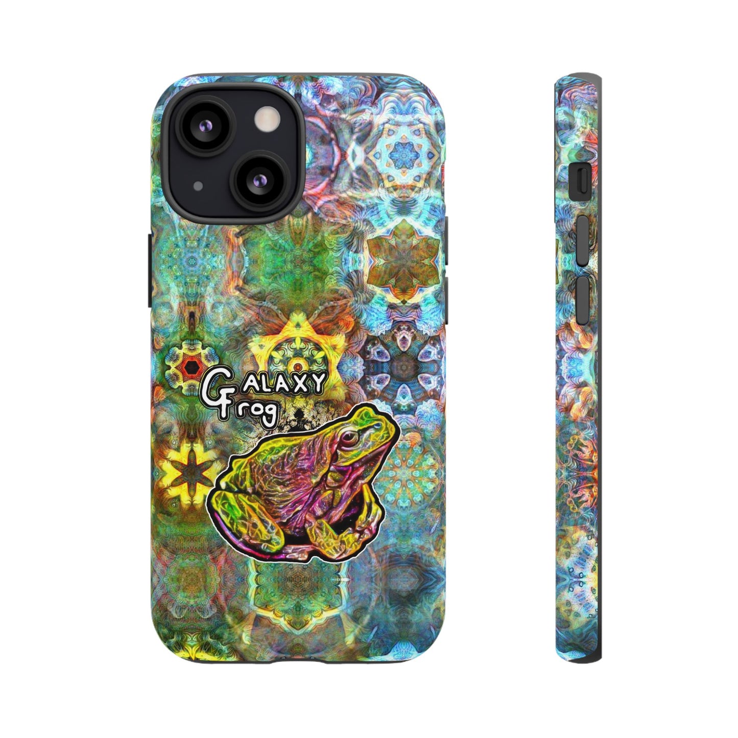 Galaxy Frog Fractal Cymagic Kaleidoscape Phone Cases