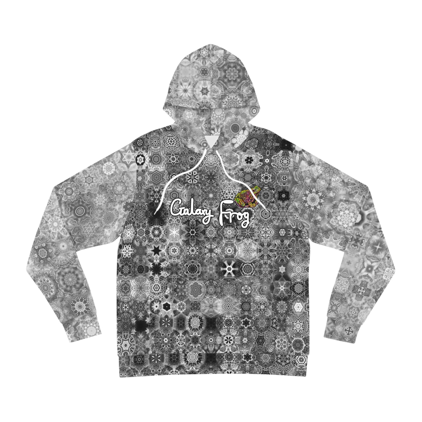 Galaxy Frog AOP Cymatics Fashion Hoodie 0001