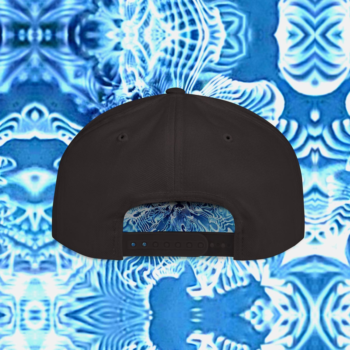 Galaxy Frog Flat Bill Snapback Black