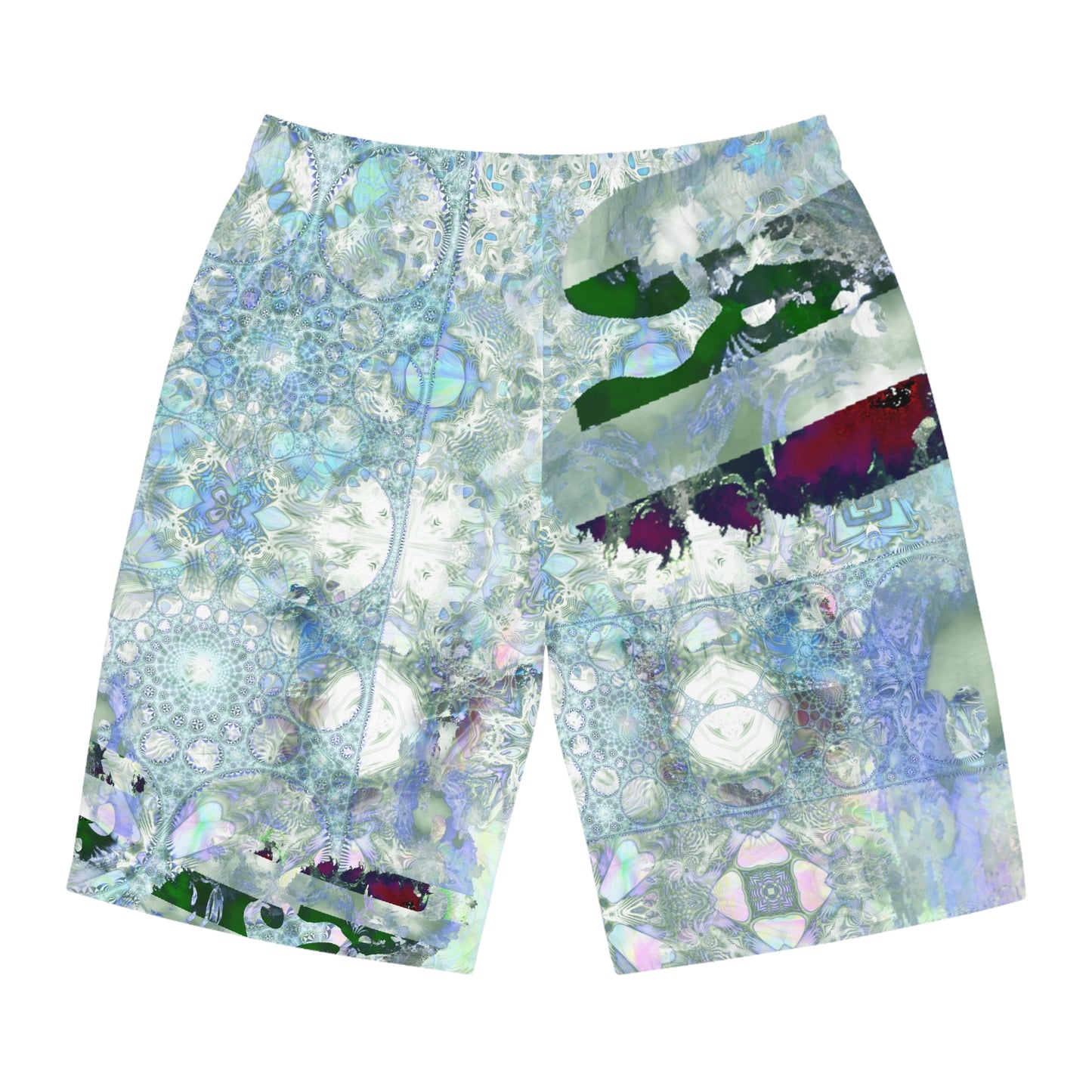 Galaxy Frog Men's Fractal Cymatics Shorts (AOP)