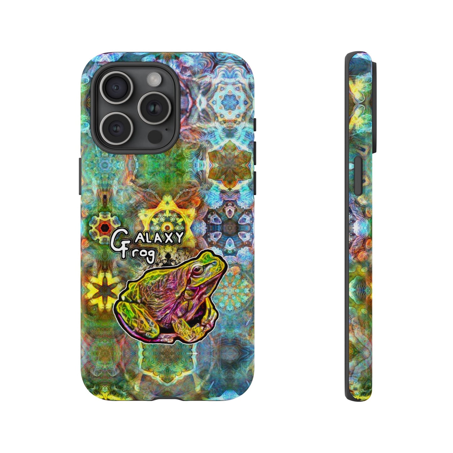 Galaxy Frog Fractal Cymagic Kaleidoscape Phone Cases