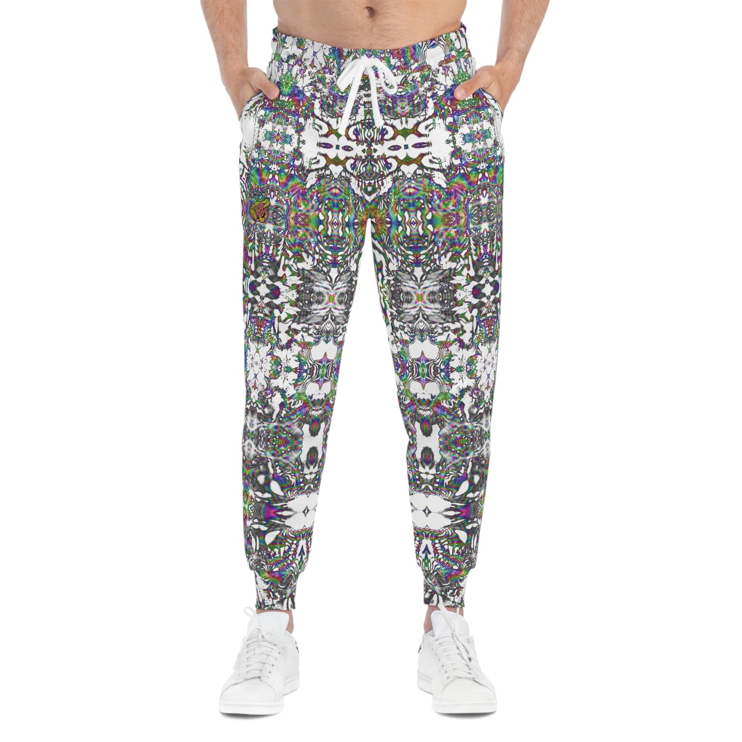 Galaxy Frog Cymadelic Kaleidoscape Athletic Joggers (AOP)