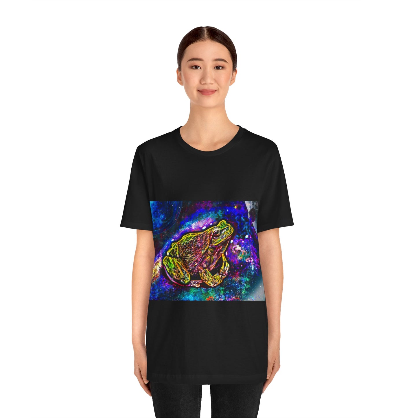 Galaxy Frog Unisex Jersey Short Sleeve Tee