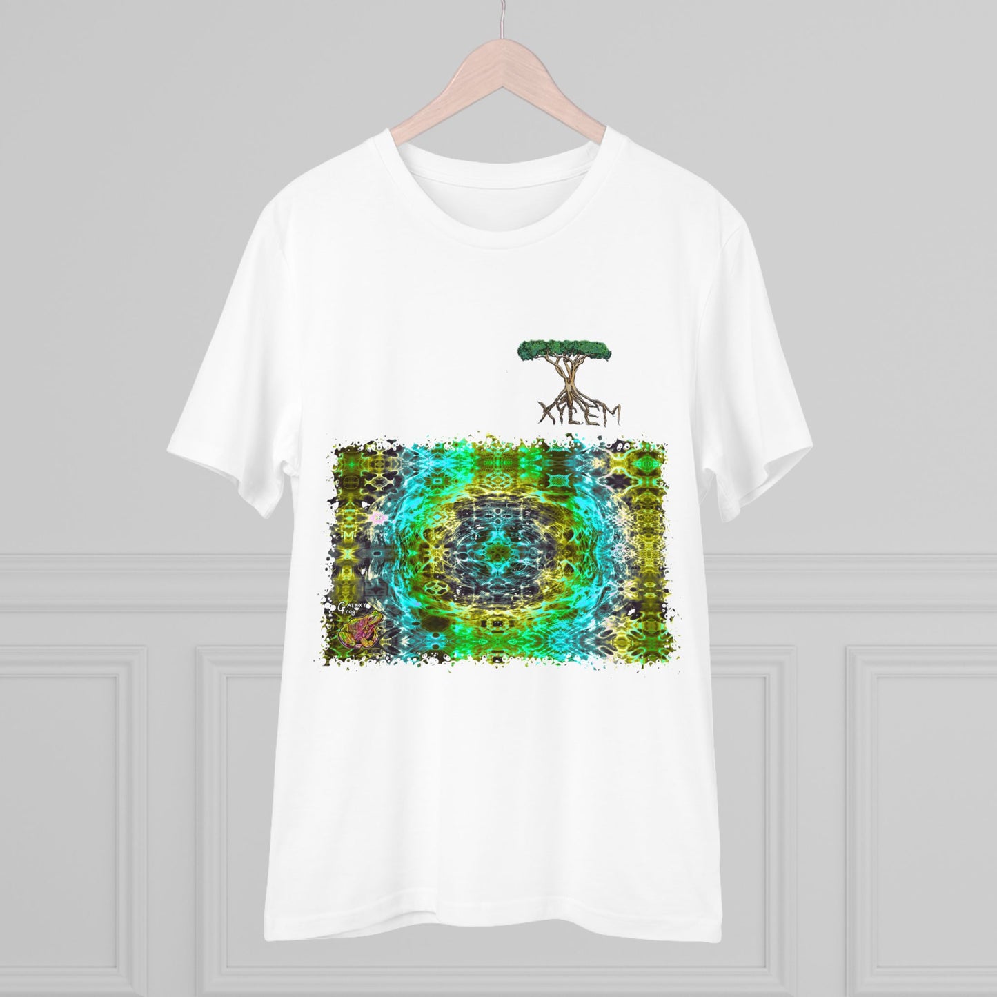 Xylem_Phloem Galaxy Frog Cymatics organic cotton Tee