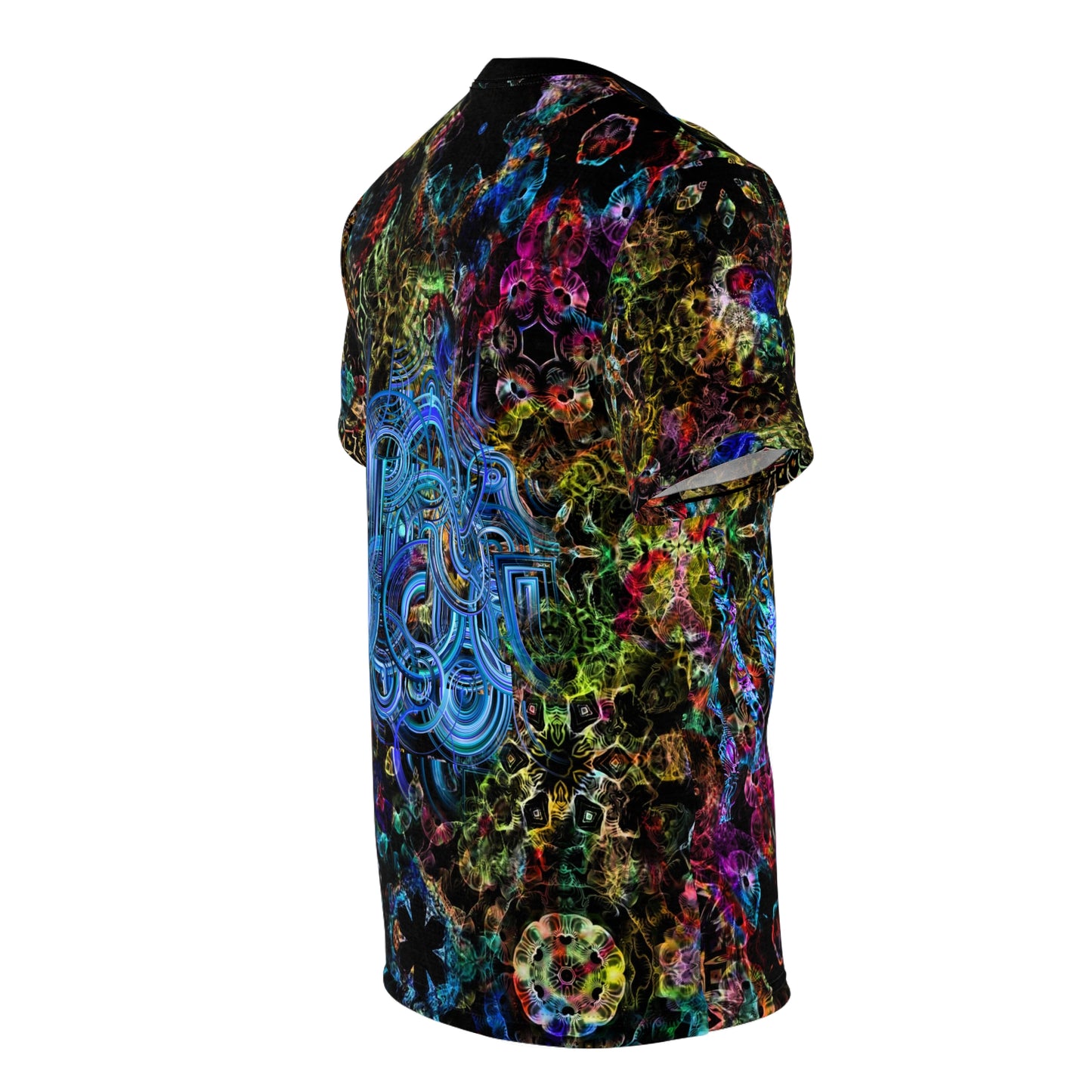 Galaxy Frog Cymatics Men’s AOP Cut & Sew Tee