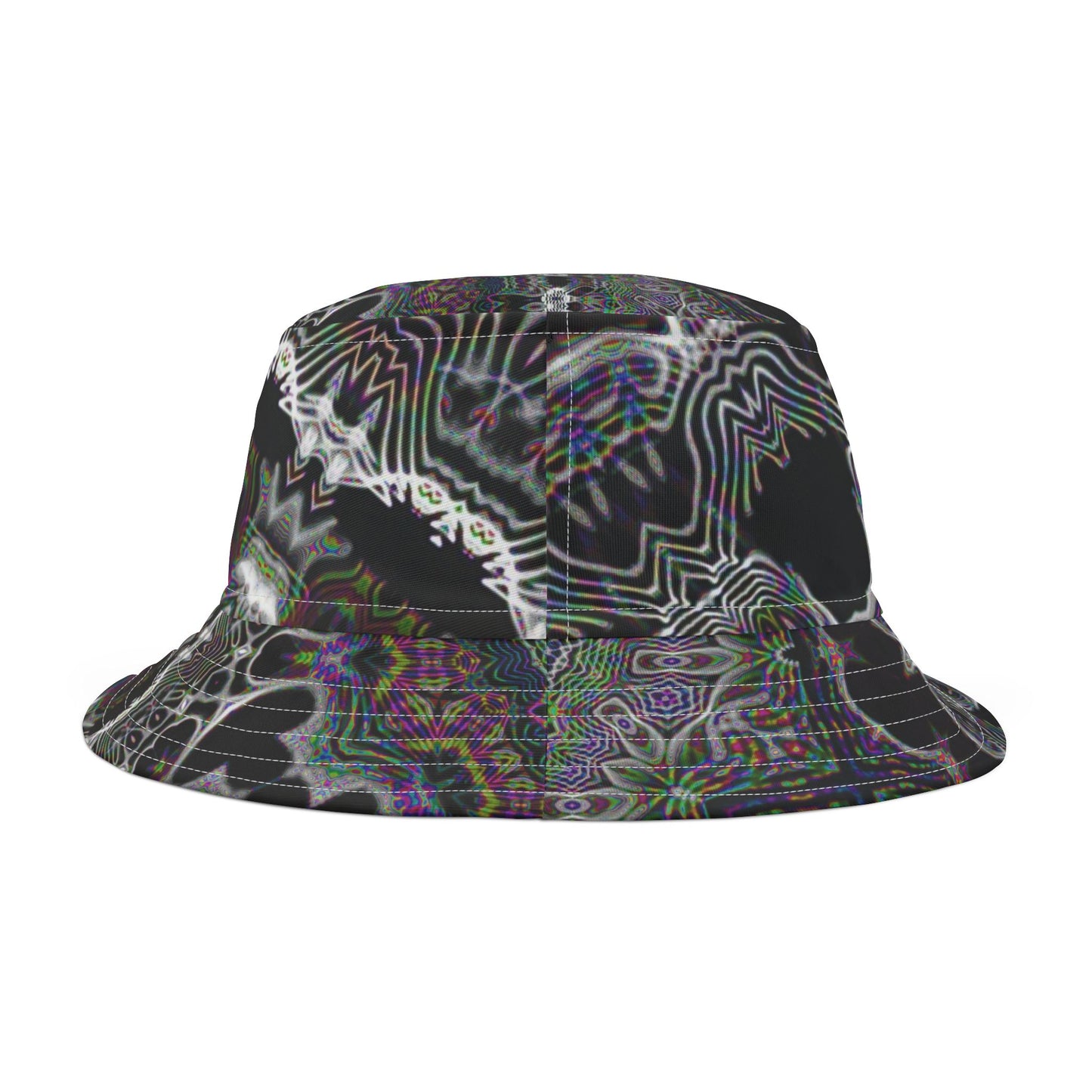 Galaxy Frog Cymatics Bucket Hat (AOP)