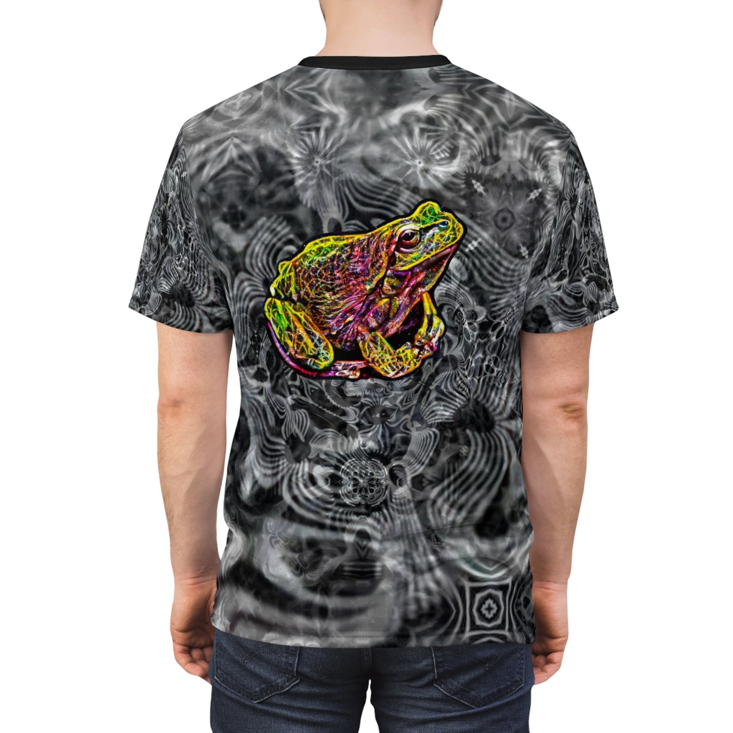 Galaxy Frog Cymatics AOP Cut & Sew Tee