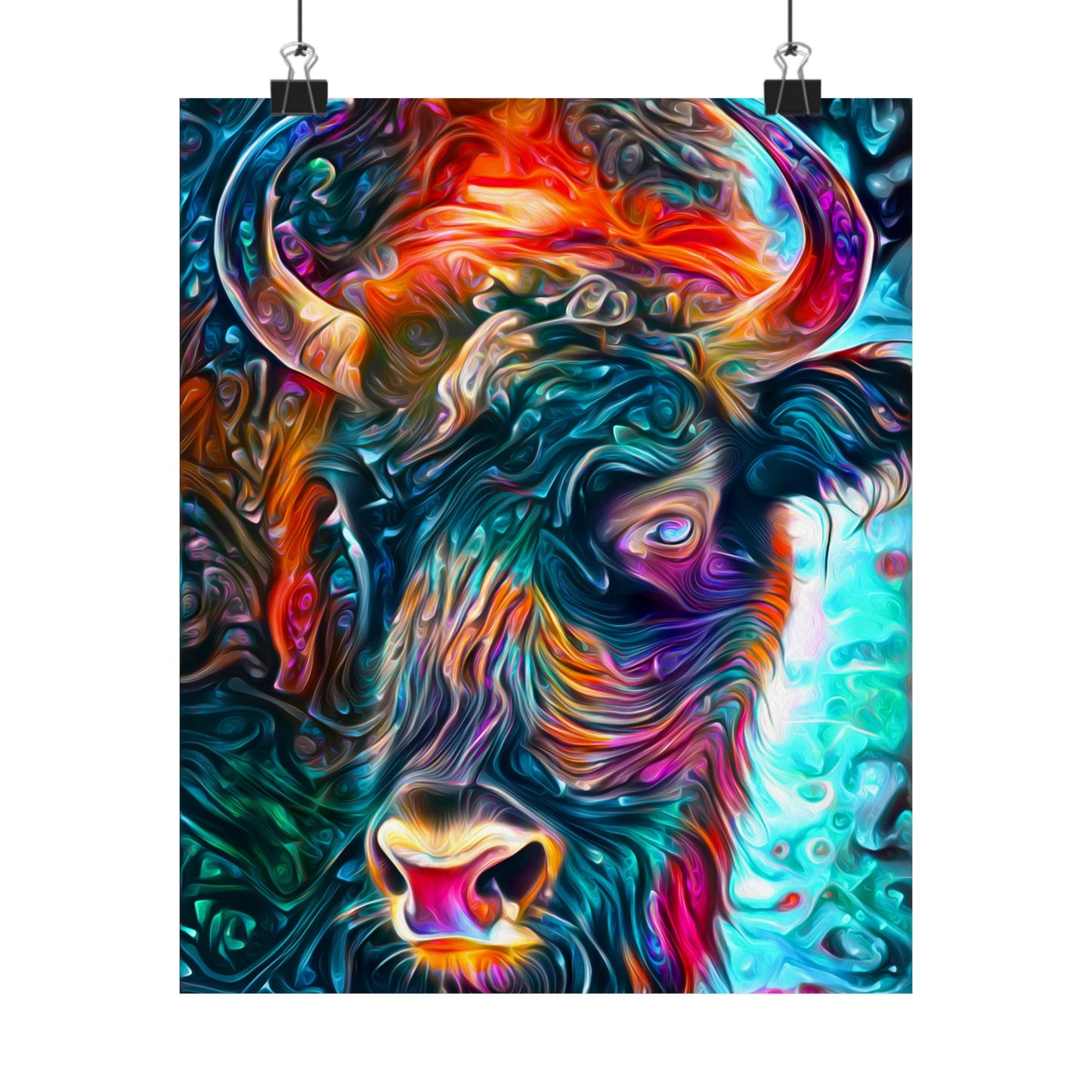 Buffalo Extravaganza Bonanza Premium Matte vertical posters