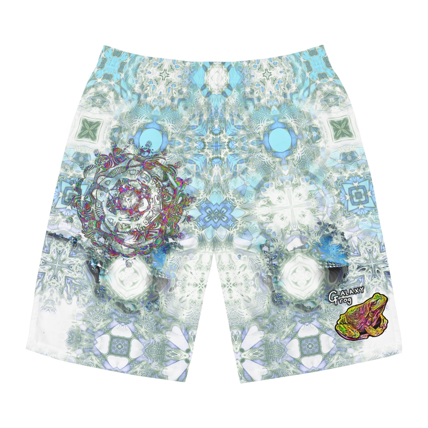 Galaxy Frog Fractal Cymadelic Shorts (AOP)