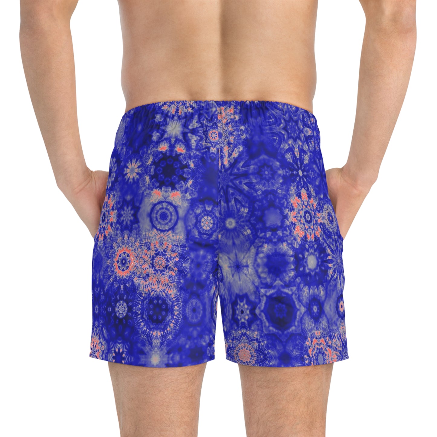 Galaxy Frog Cymatics Swim Trunks