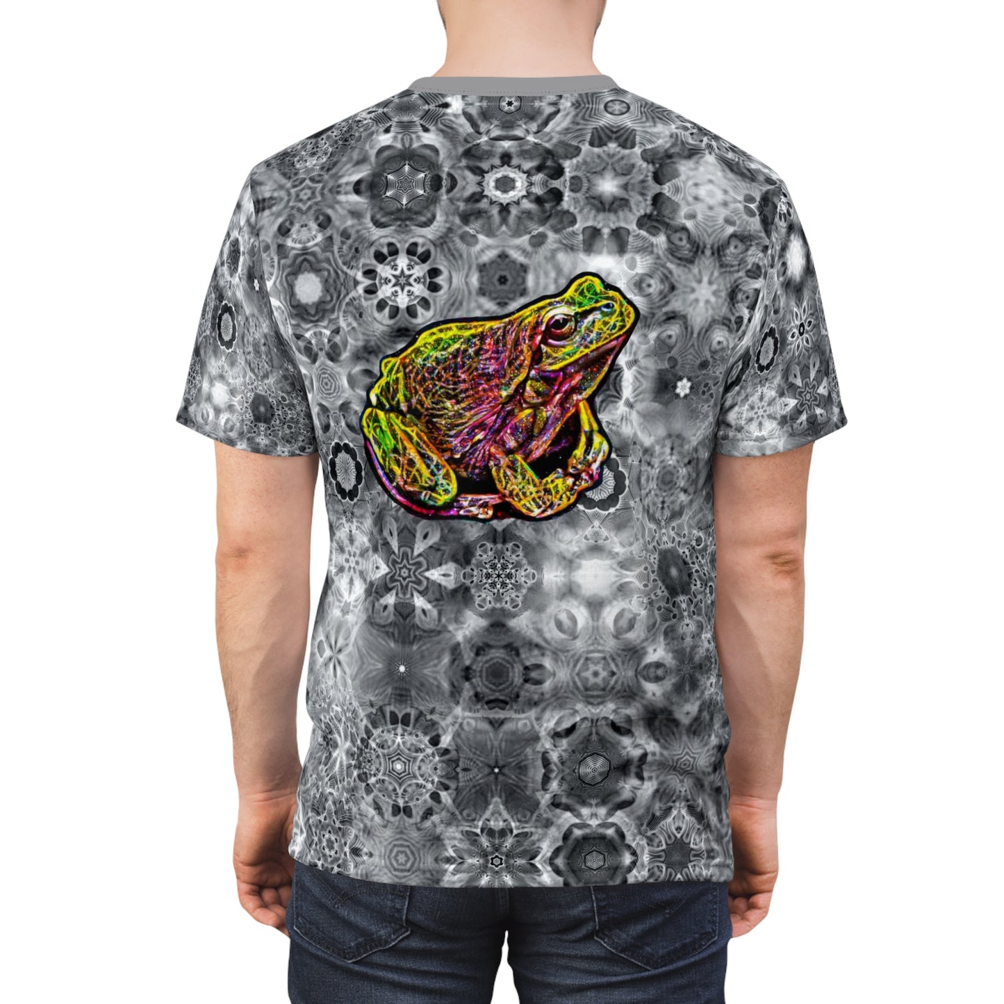 Galaxy Frog Cymatics Unisex AOP Cut & Sew Tee